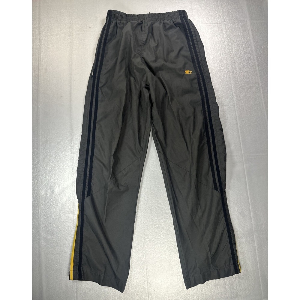 Starter Track Pants‎ Youth Large 12-14 Navy Blue Mesh Lined Ankle Zip